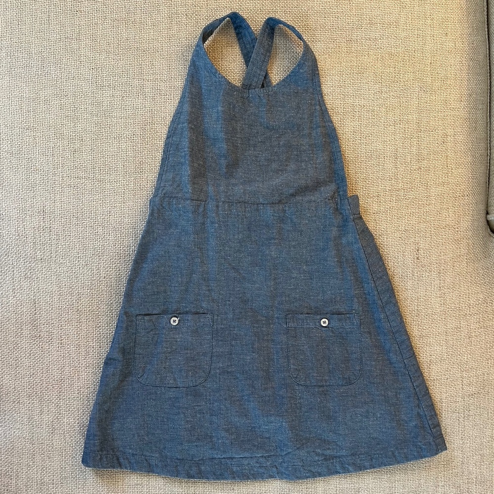 Pehr - Pinafore Dress - Chambray / 5 T
